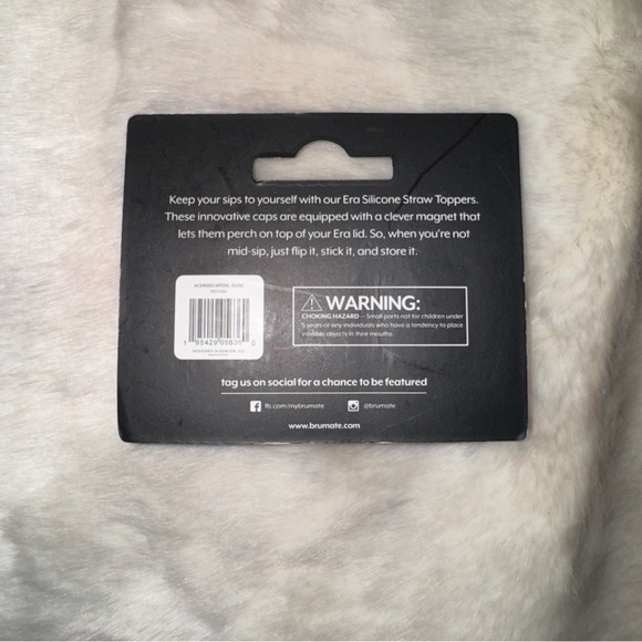 NEW! BRUMATE Dune (Ivory) Magnetic Straw Covers (set of 2) New in Package! - Picture 7 of 12
